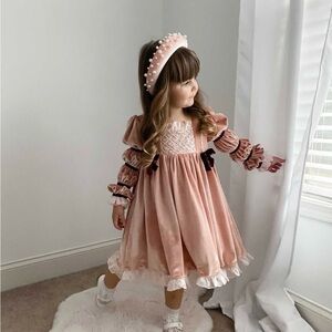 Elegant Pink Kids Formal Dress